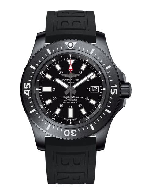 breitling superocean 44 special black|Breitling Superocean 44 special wristwatch.